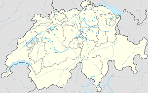 Map of Switzerland with markings for the individual supporters