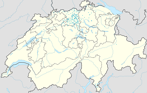 Map of Kanton Aargau with markings for the individual supporters