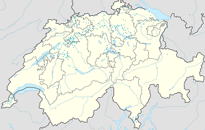 Mapa mesta Solothurn so značkami pre jednotlivých podporovateľov