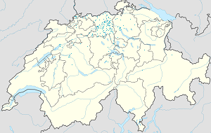 Map of Aargau with markings for the individual supporters