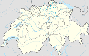 Karte von Schweiz mit Markierungen für die einzelnen Unterstützenden