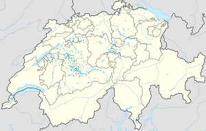 Map of Thun with markings for the individual supporters