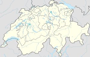 Map of Bern-Mittelland administrative district with markings for the individual supporters