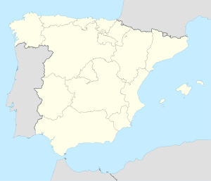 Mapa de Viladecaballs con etiquetas para cada partidario.