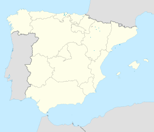 Map of Spain with markings for the individual supporters