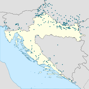 Map of Požega-Slavonia County with markings for the individual supporters
