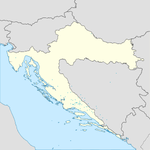 Map of Split-Dalmatia County with markings for the individual supporters