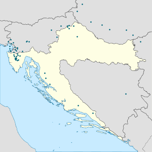 Map of Pula with markings for the individual supporters