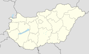 Harta e Bács-Kiskun megye me shenja për mbështetësit individual 