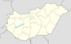 Kart over Budapests 1. distrikt med markører for hver supporter