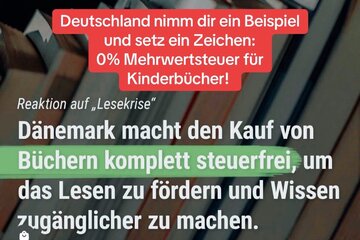 Image of the petition 0% Mehrwertsteuer für Kinderbücher – Lesen fördern, Bildung stärken