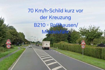 Image de la pétition 50 km/h - mehr Sicherheit für Kinder und Bewohner - an der Kreuzung B210 - Roffhausen/Middelsfähr!