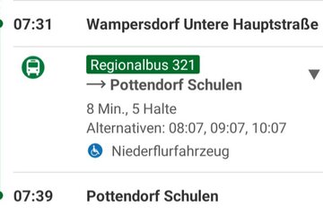 Image of the petition Anpassung und Pünktliche Einhaltung der Busfahrpläne