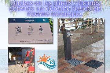 Immagine della petizione Duchas en las playas y fuentes abiertas: un derecho básico en nuestro municipio.