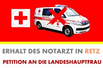 Obraz petycji Erhalt des Notarzt am Standorts in Retz
