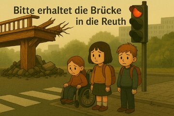 Bilde av begjæringen Erhalt des sicheren Schul- und Alltagswegs über den Adenauerring