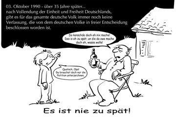 Imagen de la petición Ja, zur Verfassung der Bundesrepublik Deutschland gemäß Artikel 146 Grundgesetz
