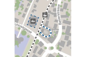 Obraz petycji Keine Wendeschlaufe und Verkehrsdrehscheibe im Dorfkern im Umfeld des historischen Weiherschlosses.