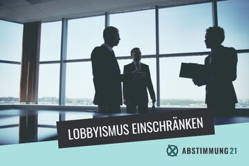 Parlamendihoone "Stimmen Sie für die vorgeschlagenen Maßnahmen zur Regulierung von Lobbyismus?" pilt.