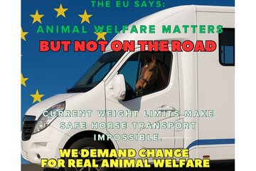 Bild der Petition Raise the Weight Limit - Let Us Transport Our Horses Safely