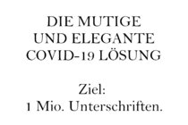 Bild zur Petition mit dem Thema: Schweiz: Die mutige und elegante COVID-19 Lösung (Verkleinerte Ansicht)