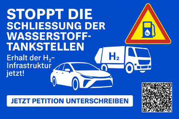 Bilde av begjæringen Stoppt den Rückbau der Wasserstofftankstellen - Erhalt der H₂-Infrastruktur in Deutschland