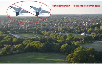 Image de la pétition Stoppt die Wiederinbetriebnahme des Fliegerhorstes Jever!