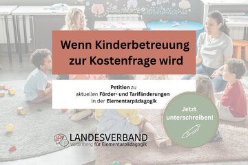 Immagine della petizione Wenn Kinderbetreuung zur Kostenfrage wird