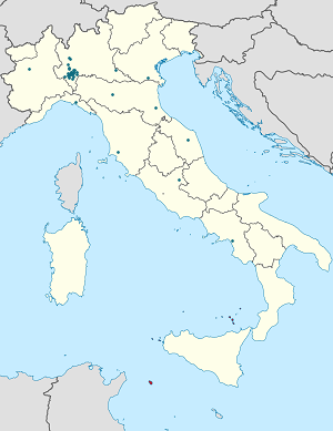 Mappa di Provincia di Pavia con ogni sostenitore 