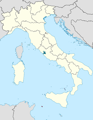 Карта Лацио с тегами для каждого сторонника
