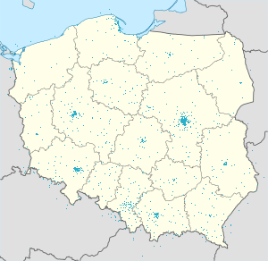 Map of Poland with markings for the individual supporters