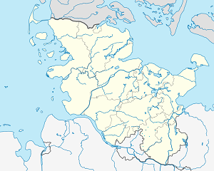 Bargteheide žemėlapis su individualių rėmėjų žymėjimais