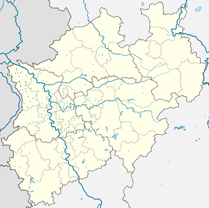 Mapa mesta Kreis Kleve so značkami pre jednotlivých podporovateľov