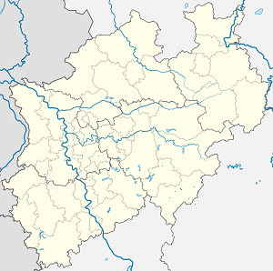 Karta mjesta Erndtebrück s oznakama za svakog pristalicu