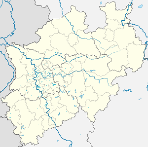 Mapa města Stadtbezirk 5 se značkami pro každého podporovatele 