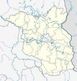 Karta mjesta Brieskow-Finkenheerd s oznakama za svakog pristalicu