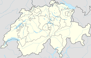 A(z) Thurgau kanton térképe címkékkel minden támogató számára