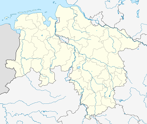 Mapa de Distrito de Rotenburg con etiquetas para cada partidario.