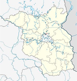 Карта на Mühlenbeck с маркери за всеки поддръжник