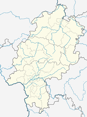 Karta mjesta Bad Vilbel s oznakama za svakog pristalicu