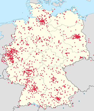 Kaart Saksamaa iga toetaja sildiga