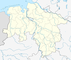 Landkreis Wesermarsch kartta tunnisteilla jokaiselle kannattajalle