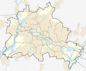 Χάρτης του Reinickendorf με ετικέτες για κάθε υποστηρικτή 