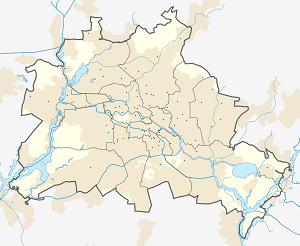 Map of Berlin with markings for the individual supporters
