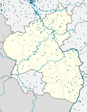 Kart over Mayschoß med markører for hver supporter