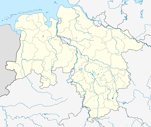 Kaart van Regio Hannover met markeringen voor elke ondertekenaar