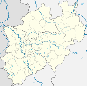Mapa de Würselen com marcações de cada apoiante