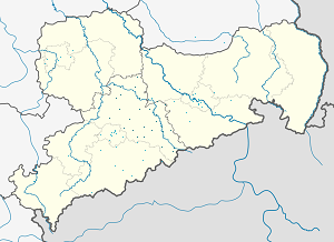 Mappa di Circondario della Sassonia Centrale con ogni sostenitore 