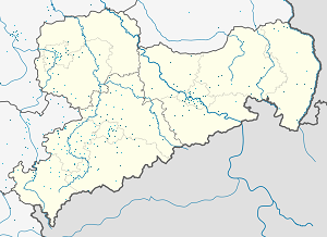 Karte von Crimmitschau mit Markierungen für die einzelnen Unterstützenden