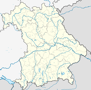 Mapa de Baviera com marcações de cada apoiante